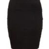 Black Ribbed Bodycon Skirt 6 Black Ribbed Bodycon Skirt -Women Clothing Sales Store 00100001185 ZM