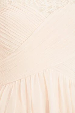 Nude Lace Sweetheart Maxi Dress -Women Clothing Sales Store 00100023121 ZS