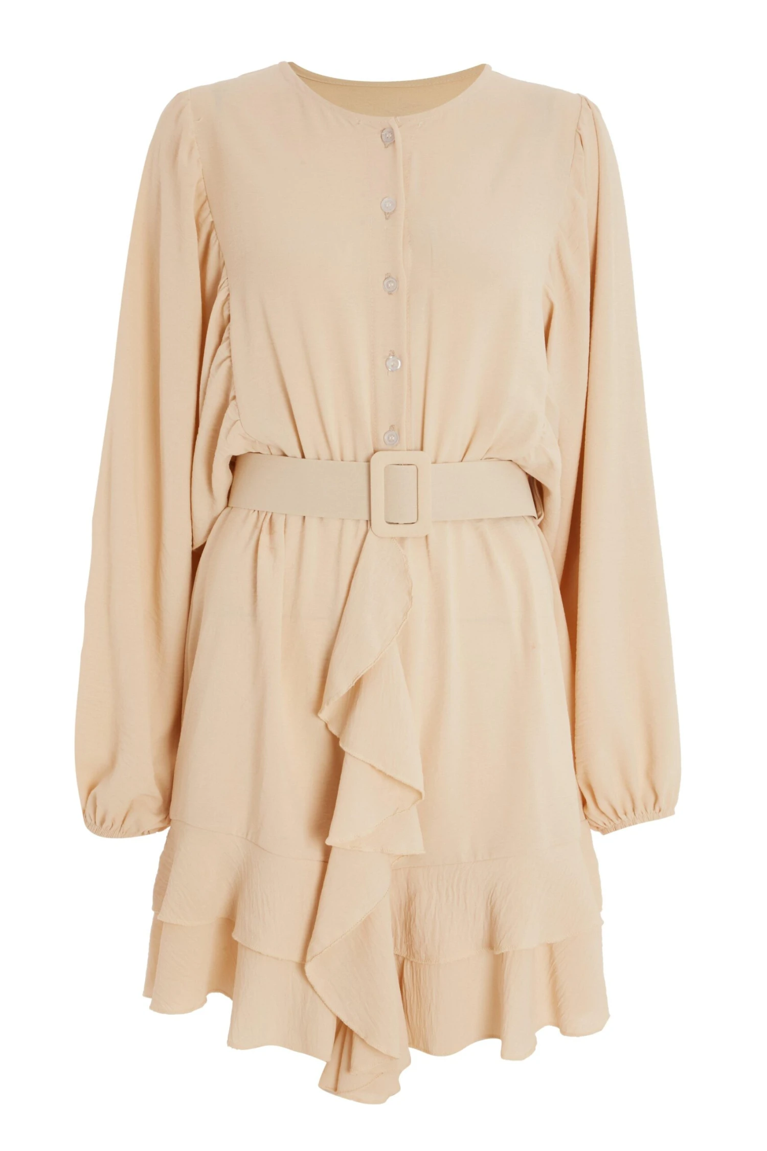 Stone Frill Skater Dress 1 Stone Frill Skater Dress