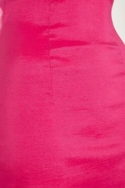 Pink Chain Halterneck Dress -Women Clothing Sales Store 00100031580 ZS