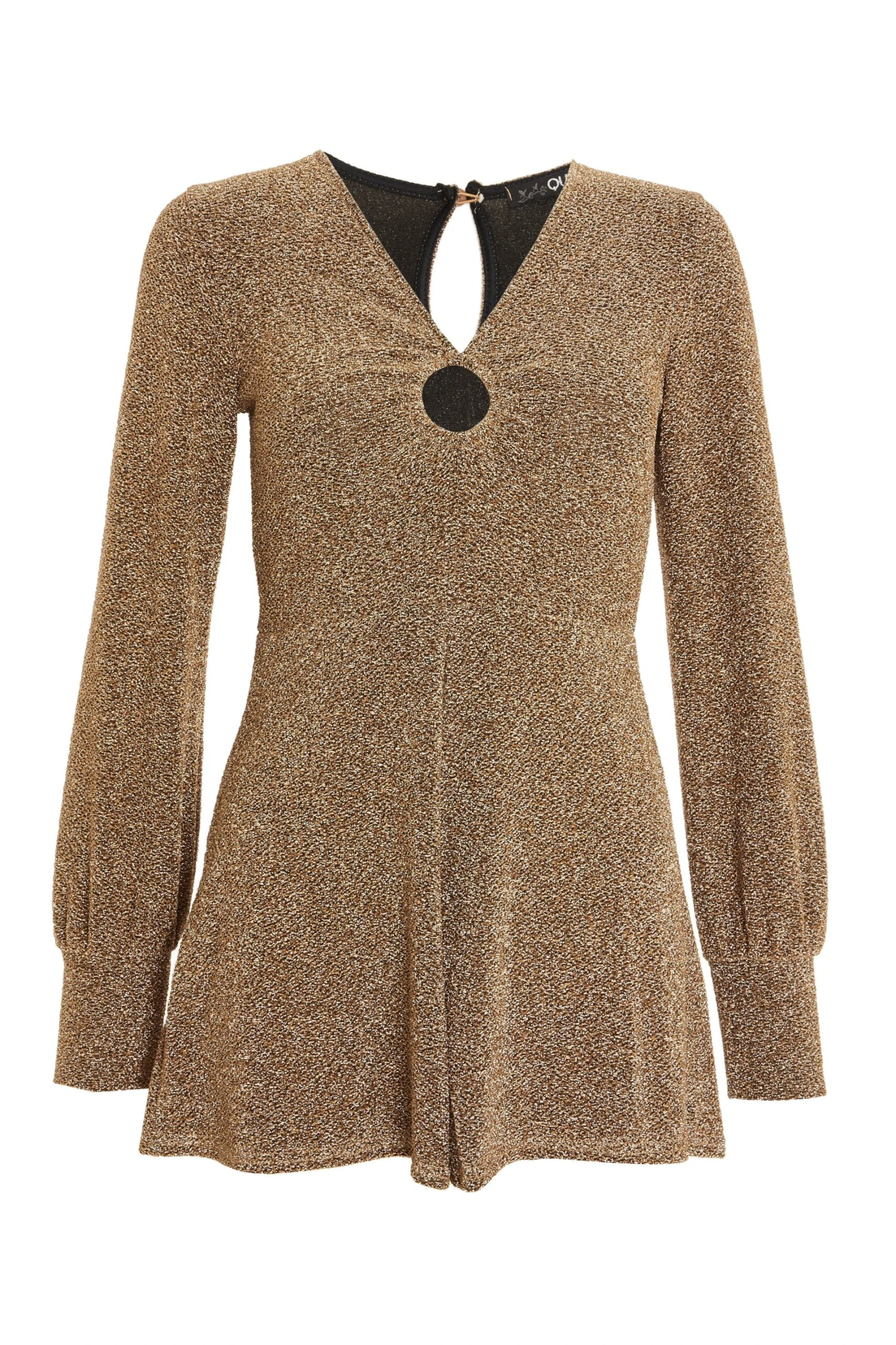 Gold Glitter Playsuit 1 Gold Glitter Playsuit