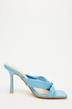 Blue Mule Heeled Sandals -Women Clothing Sales Store 00100032930 ZS