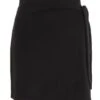 Black Wrap Mini Skirt -Women Clothing Sales Store 00100034064 ZM