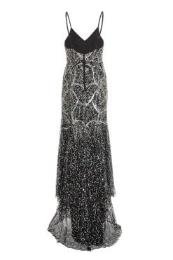 Petite Black Sequin Maxi Dress 10 Petite Black Sequin Maxi Dress -Women Clothing Sales Store 00100035040 ZB
