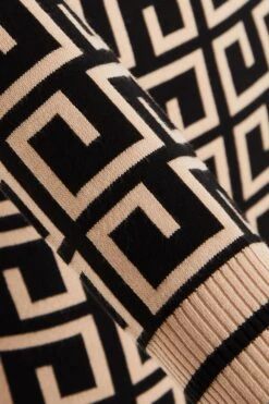 Stone Geometric Mini Jumper Dress -Women Clothing Sales Store 00100035238 ZS