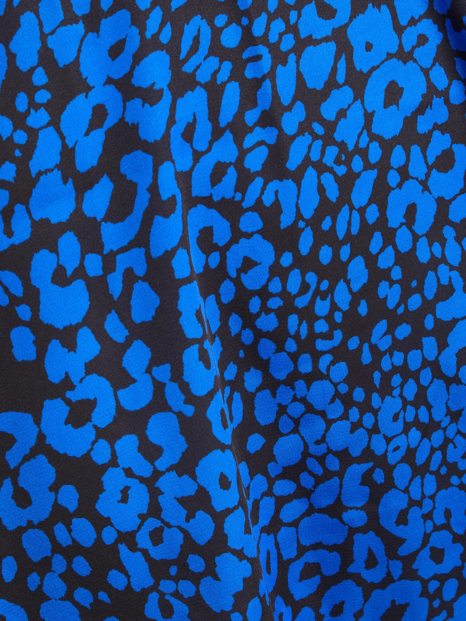 Petite Royal Blue Animal Print Mini Dress 6 Petite Royal Blue Animal Print Mini Dress - Image 6