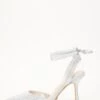 Silver Satin Diamante Court Heels -Women Clothing Sales Store 00100035573 ZM