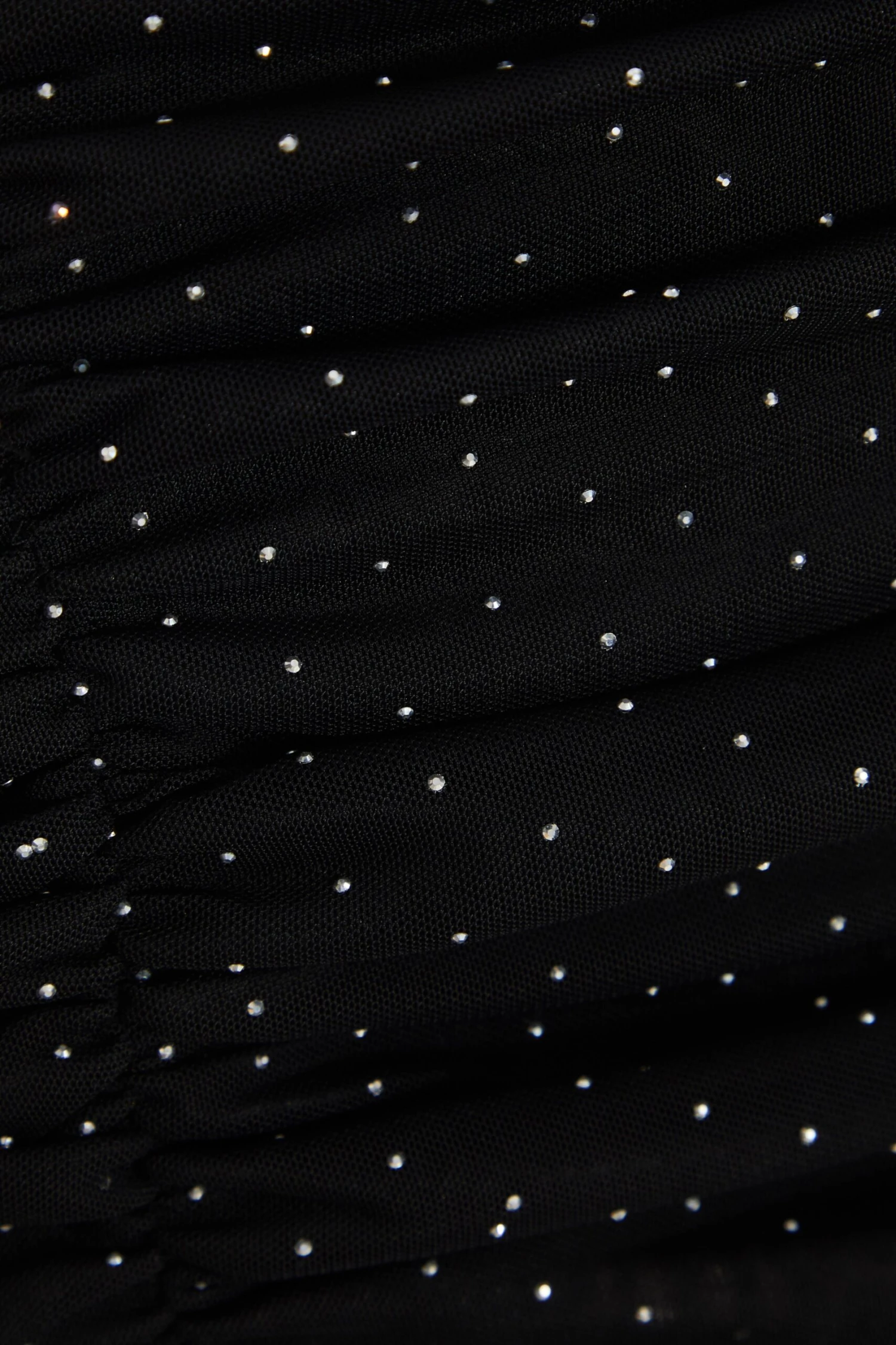 Black Diamante Mesh Mini Skirt 6 Black Diamante Mesh Mini Skirt - Image 6