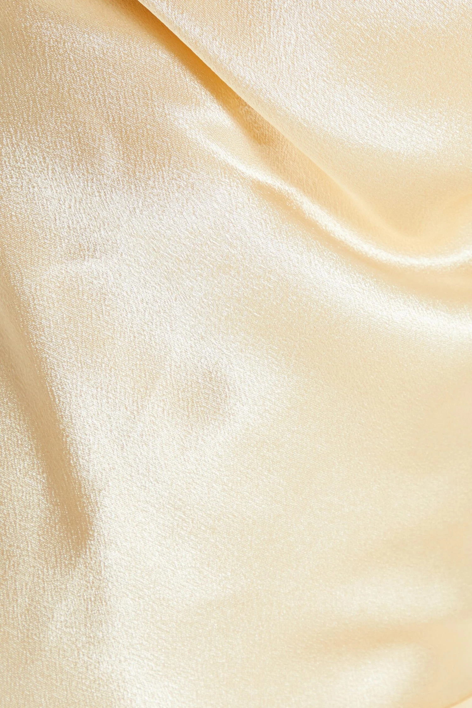 Champagne Satin Cross Back Maxi Dress 6 Champagne Satin Cross Back Maxi Dress - Image 6