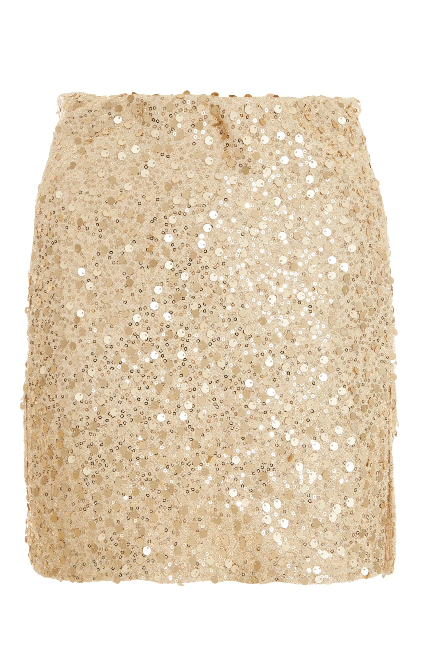 Gold Sequin Mini Skirt 1 Gold Sequin Mini Skirt