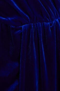 Royal Blue Velvet Sash Bodycon Dress 11 Royal Blue Velvet Sash Bodycon Dress -Women Clothing Sales Store 00100036068 ZS