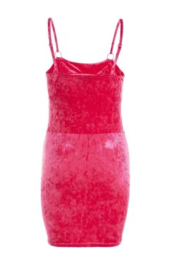 Pink Velvet Bodycon Mini Dress 10 Pink Velvet Bodycon Mini Dress -Women Clothing Sales Store 00100036173 ZB