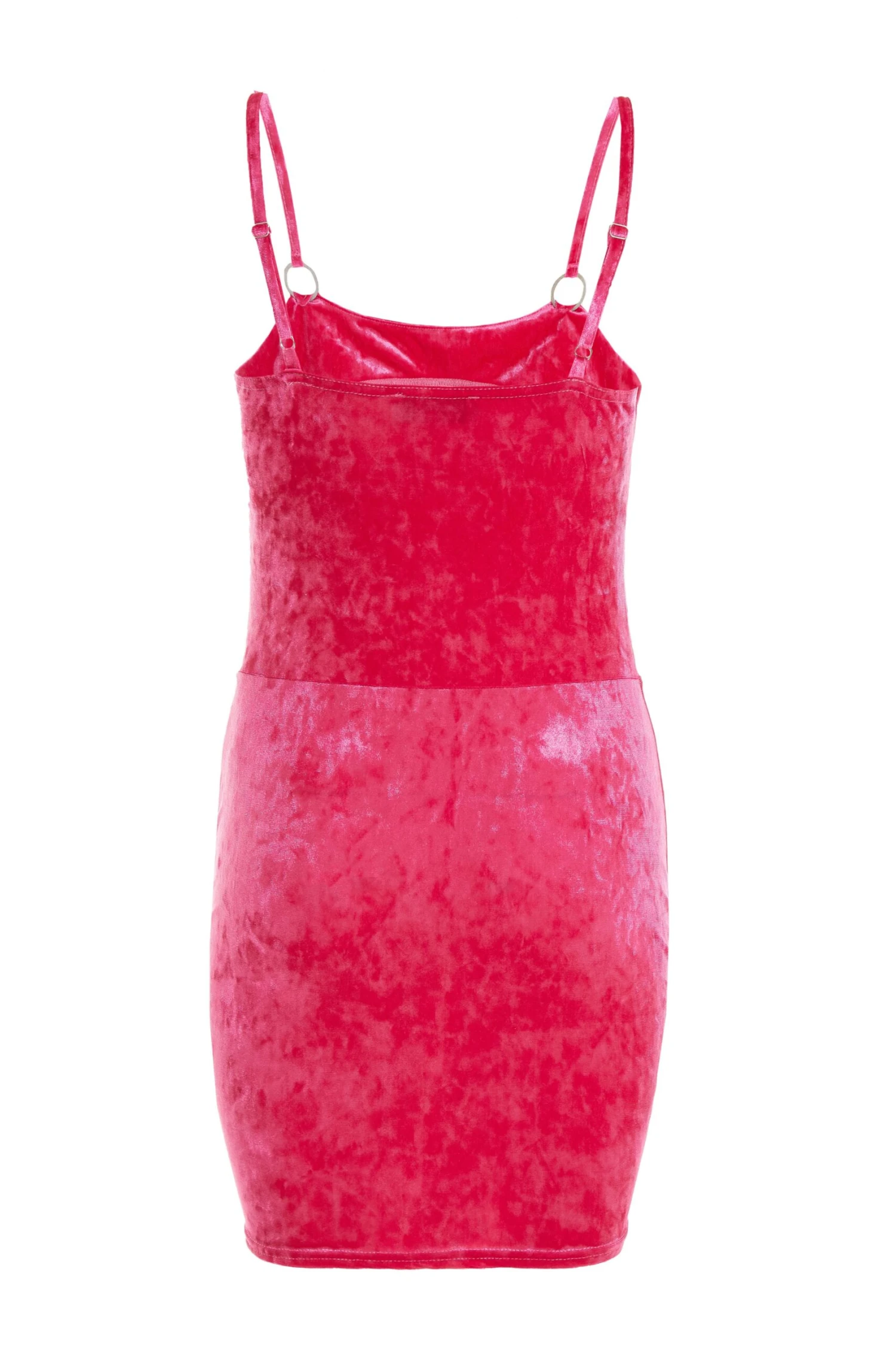Pink Velvet Bodycon Mini Dress 5 Pink Velvet Bodycon Mini Dress - Image 5