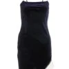 Blue Velvet Diamante Trim Mini Dress 12 Blue Velvet Diamante Trim Mini Dress -Women Clothing Sales Store 00100036275 ZM