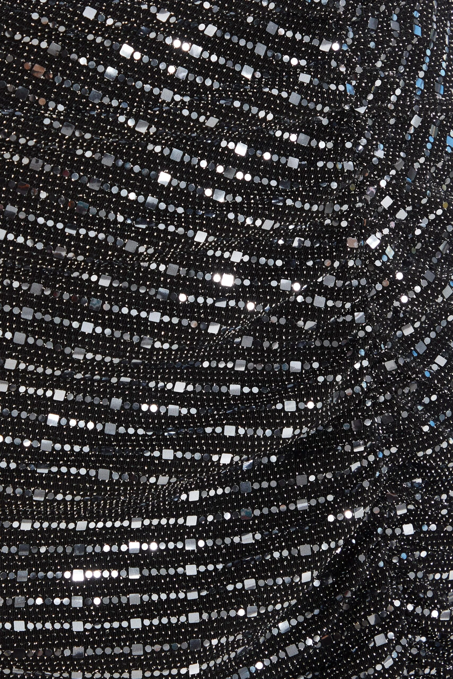 Black Sequin Ruched Bodycon Mini Dress 6 Black Sequin Ruched Bodycon Mini Dress - Image 6