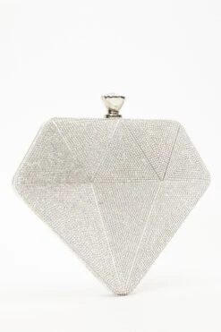 Silver Diamond Bag -Women Clothing Sales Store 00100036426 XM