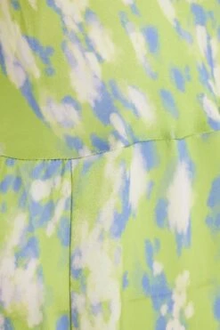 Petite Lime Marble Print Satin Maxi Dress 11 Petite Lime Marble Print Satin Maxi Dress -Women Clothing Sales Store 00100036465 ZS