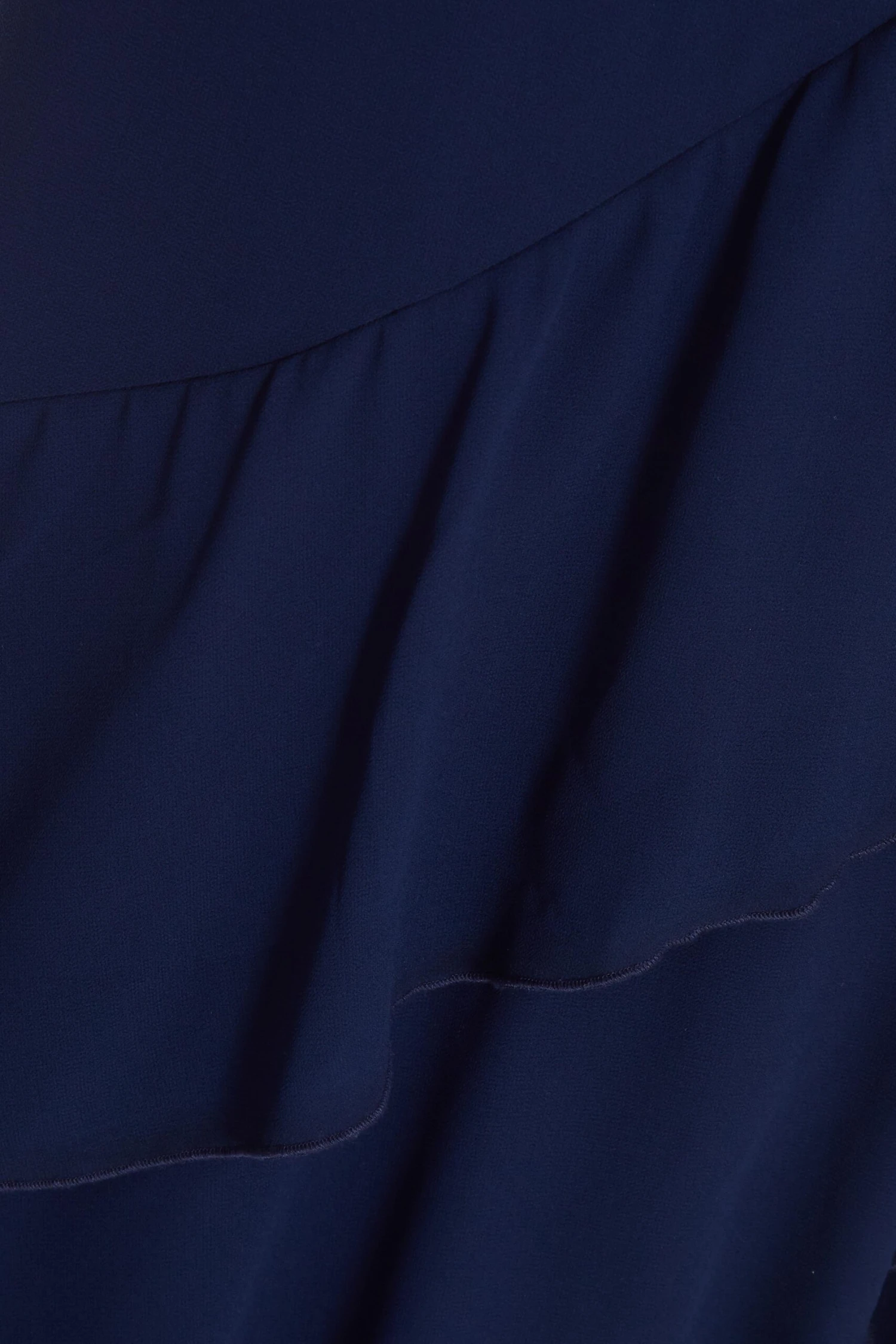 Navy Chiffon Frill Maxi Dress 6 Navy Chiffon Frill Maxi Dress - Image 6