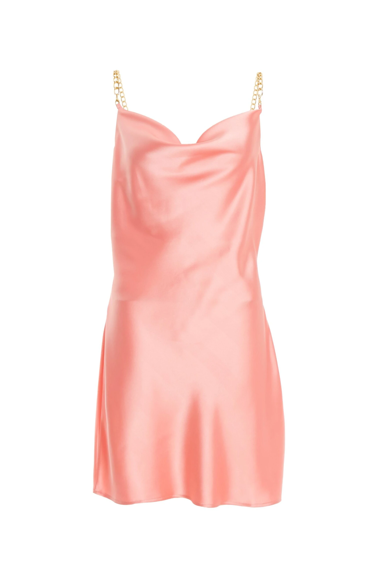 Pink Satin Slip Mini Dress 1 Pink Satin Slip Mini Dress