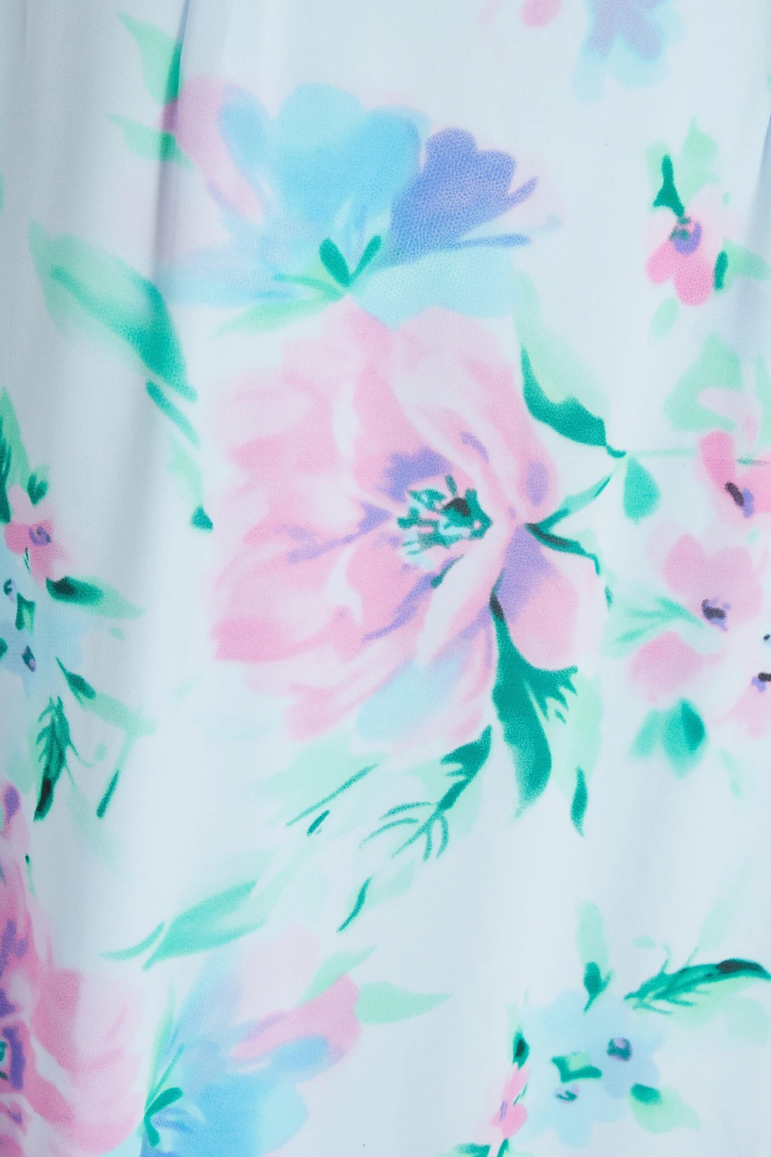 Light Blue Chiffon Floral Midaxi Dress 6 Light Blue Chiffon Floral Midaxi Dress - Image 6