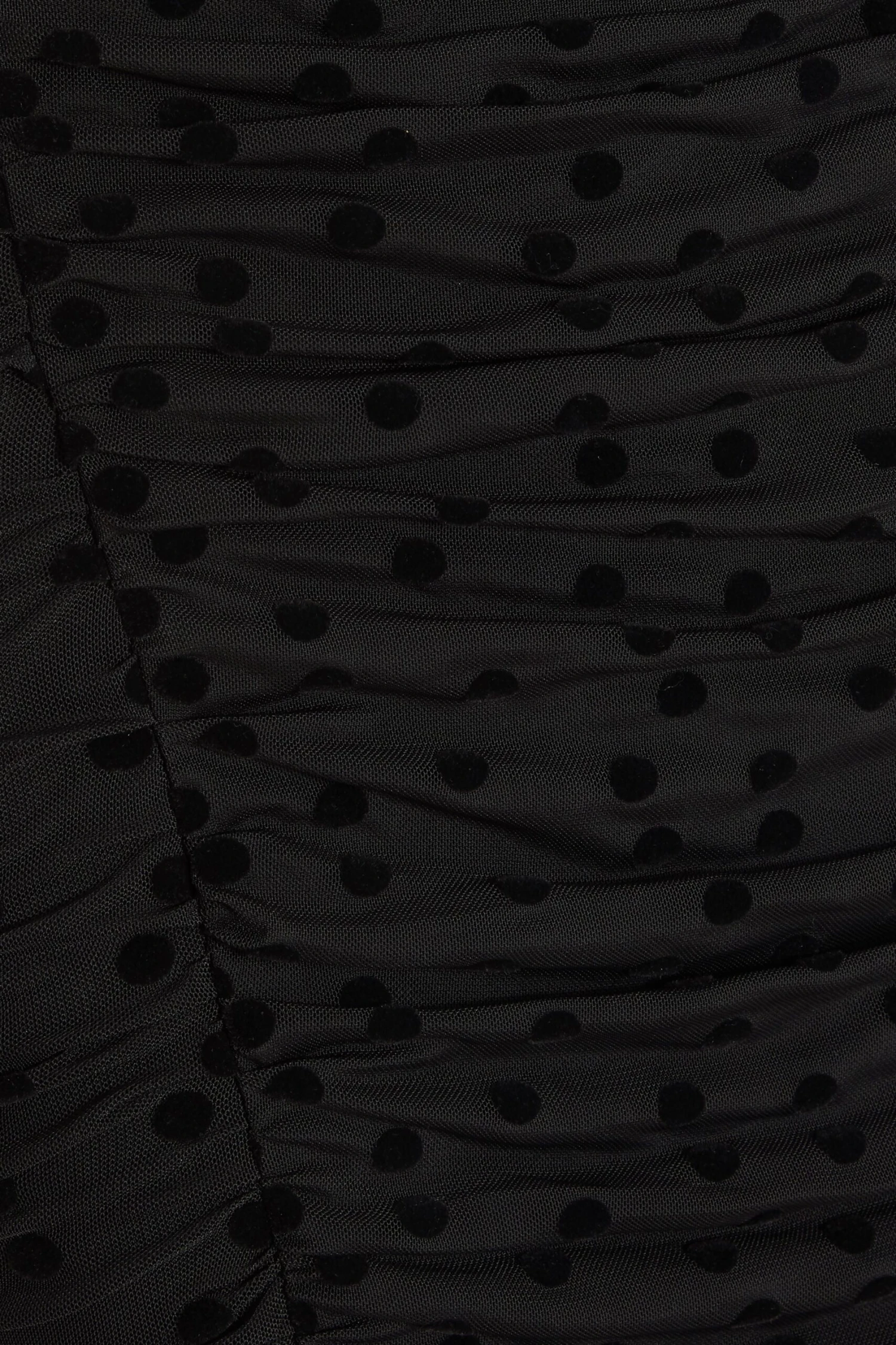 Black Polka Dot Bodycon Mini Dress 6 Black Polka Dot Bodycon Mini Dress - Image 6