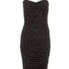 Black Sequin Mesh Ruched Midi Dress 13 Black Sequin Mesh Ruched Midi Dress -Women Clothing Sales Store 00100036665 ZM