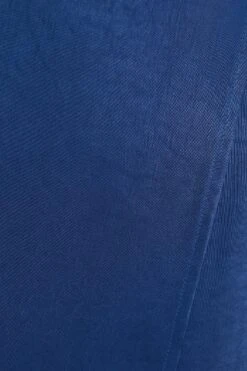 Navy Satin Maxi Dress -Women Clothing Sales Store 00100036820 ZS