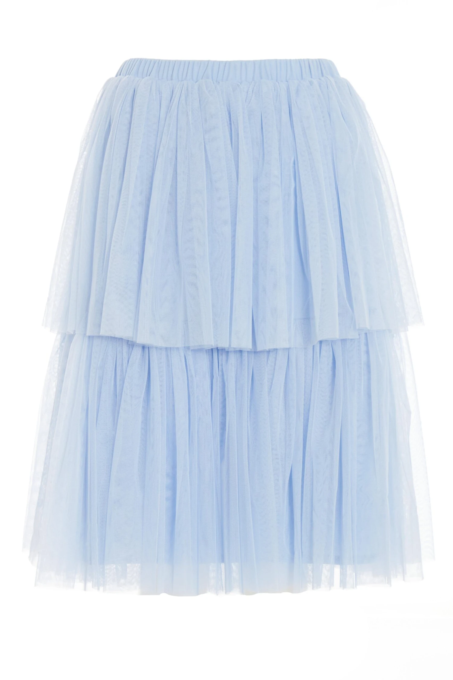 Blue Tulle Skater Skirt 1 Blue Tulle Skater Skirt