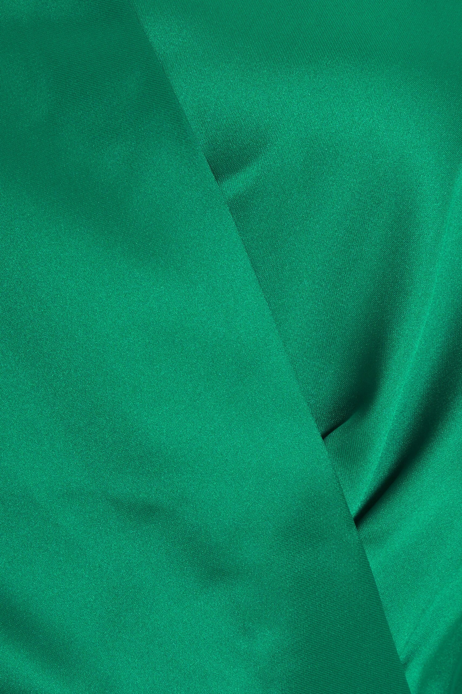 Green Satin Button Mini Shirt Dress 6 Green Satin Button Mini Shirt Dress - Image 6