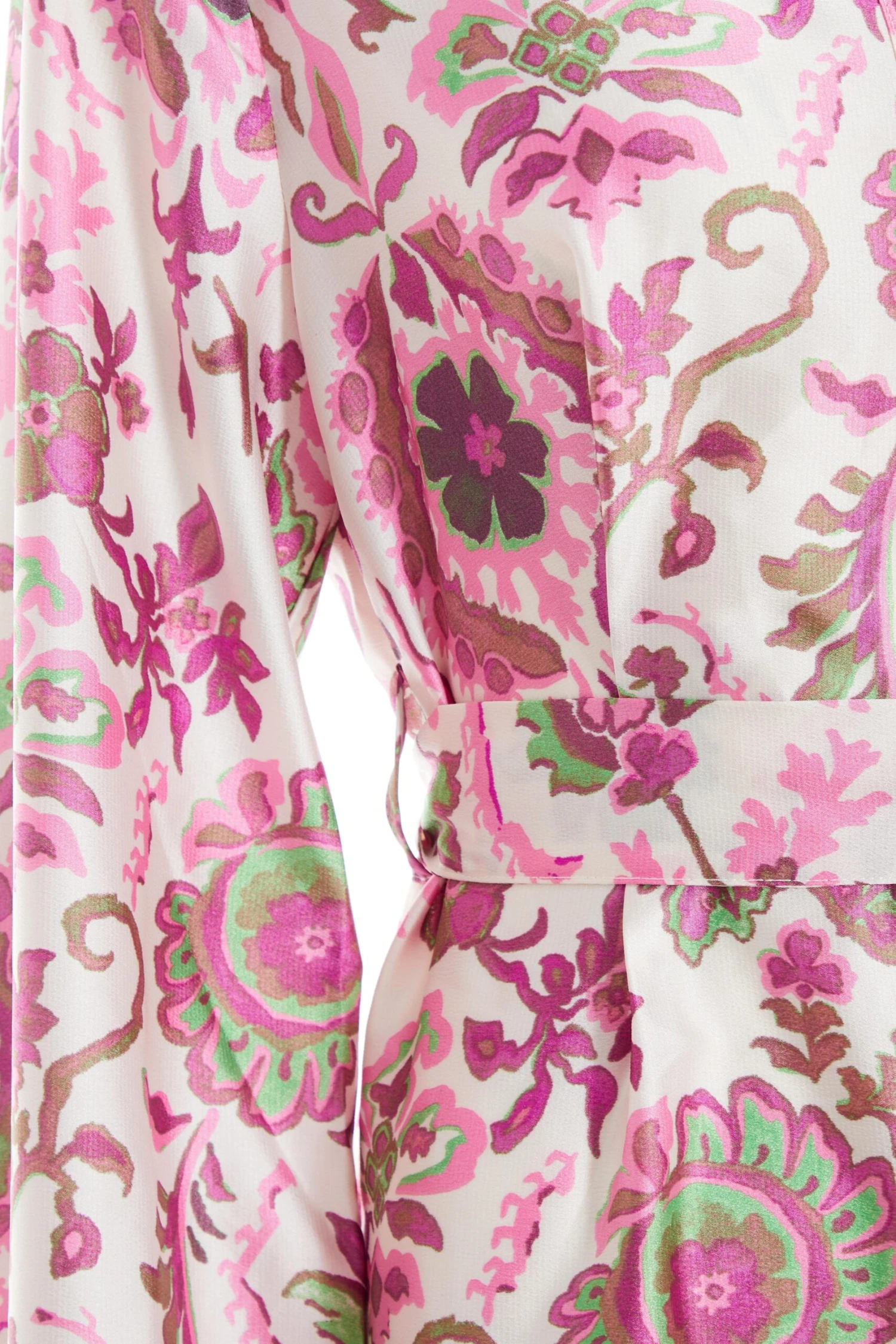 Petite Pink Paisley Print Mini Shirt Dress 6 Petite Pink Paisley Print Mini Shirt Dress - Image 6