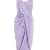 Petite Lilac Diamante Midi Dress -Women Clothing Sales Store 00100037293 ZM