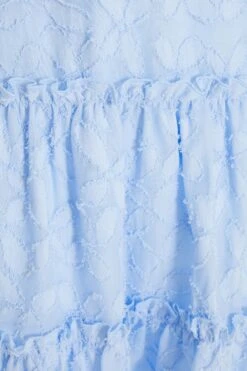 Blue Chiffon Floral Smock Mini Dress 11 Blue Chiffon Floral Smock Mini Dress -Women Clothing Sales Store 00100037384 ZS