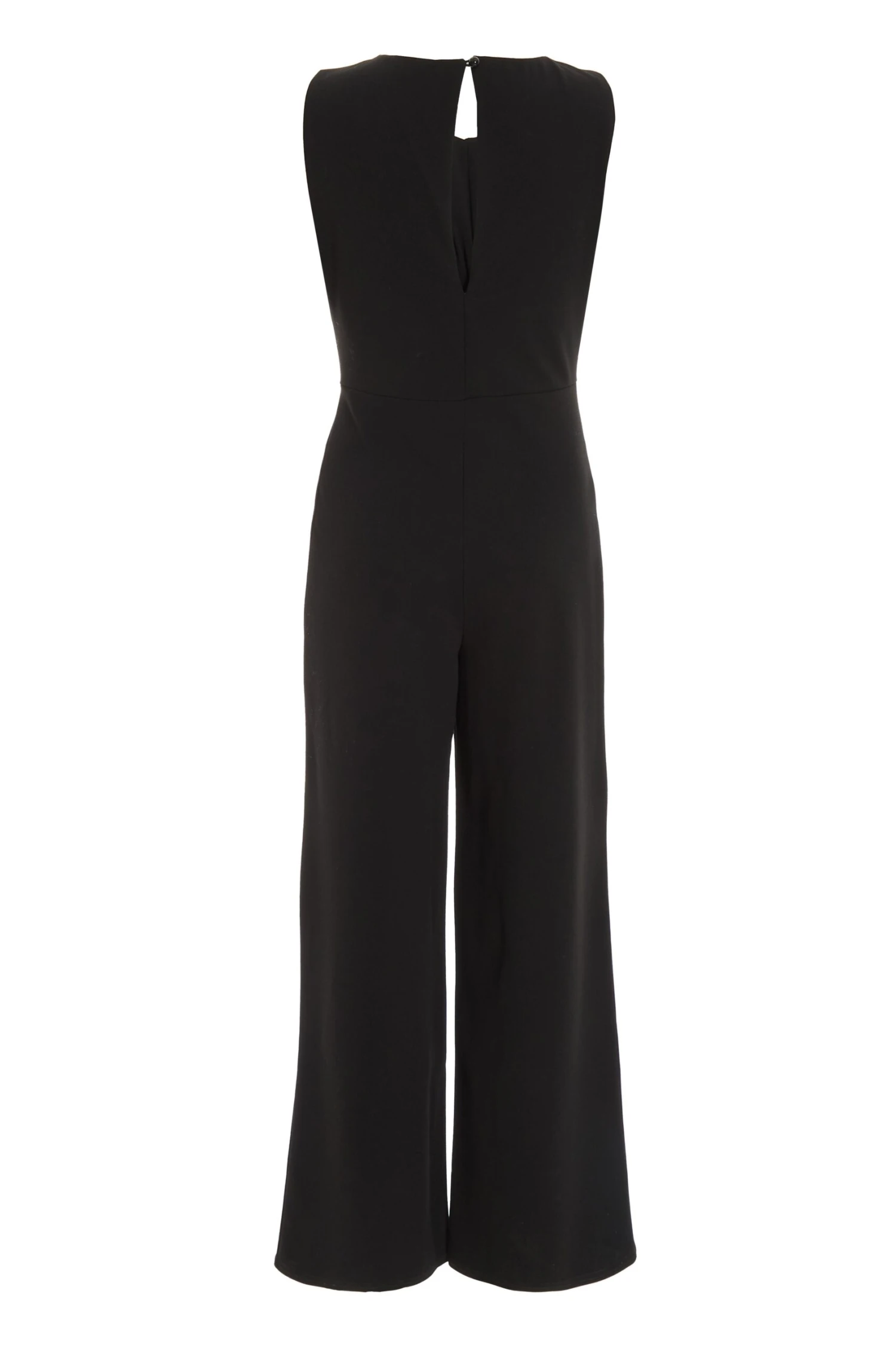 Petite Black Cut Out Palazzo Jumpsuit 5 Petite Black Cut Out Palazzo Jumpsuit - Image 5