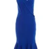 Petite Royal Blue Chain Strap Midi Dress -Women Clothing Sales Store 00100037414 ZM