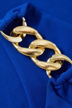 Petite Royal Blue Chain Strap Midi Dress 11 Petite Royal Blue Chain Strap Midi Dress -Women Clothing Sales Store 00100037414 ZS