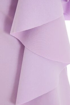 Petite Lilac One Shoulder Frill Midi Dress 11 Petite Lilac One Shoulder Frill Midi Dress -Women Clothing Sales Store 00100037707 ZS