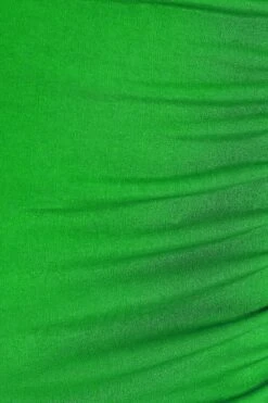 Petite Jade Green Diamante Ruched Midi Dress -Women Clothing Sales Store 00100037743 ZS