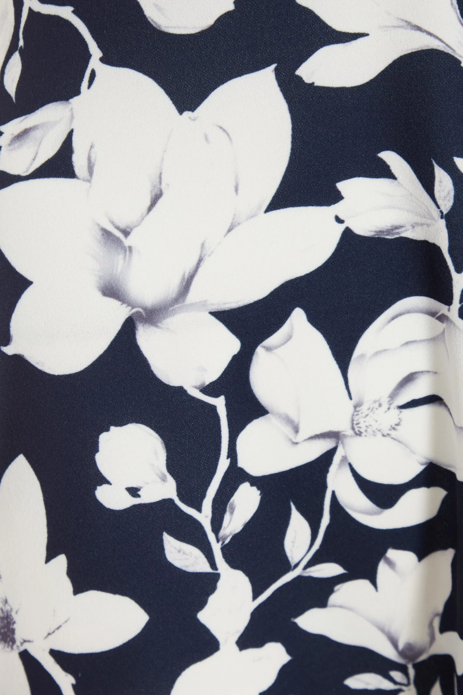 Petite Navy Floral Dip Hem Midi Dress 6 Petite Navy Floral Dip Hem Midi Dress - Image 6