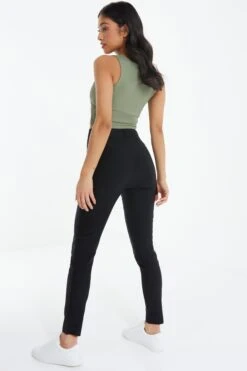 Petite Black Cargo Trousers -Women Clothing Sales Store 00100037969 XB