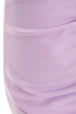 Petite Lilac Bow Tie Back Midi Dress -Women Clothing Sales Store 00100037970 ZS