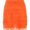 Orange Crochet Bodycon Mini Skirt 12 Orange Crochet Bodycon Mini Skirt -Women Clothing Sales Store 00100038004 ZM