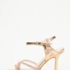 Rose Gold Diamante Strappy Heeled Sandals -Women Clothing Sales Store 00100038026 ZM