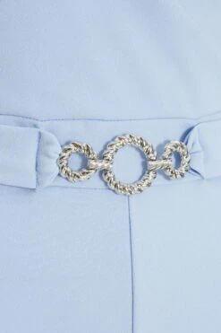 Blue Buckle Palazzo Jumpsuit -Women Clothing Sales Store 00100038076 ZS