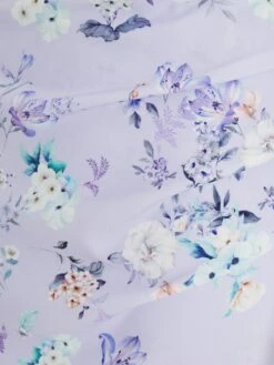 Petite Lilac Floral Ruched Mini Dress 11 Petite Lilac Floral Ruched Mini Dress -Women Clothing Sales Store 00100038186 ZS