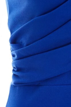 Royal Blue One Shoulder Bodycon Midi Dress 11 Royal Blue One Shoulder Bodycon Midi Dress -Women Clothing Sales Store 00100038306 ZS