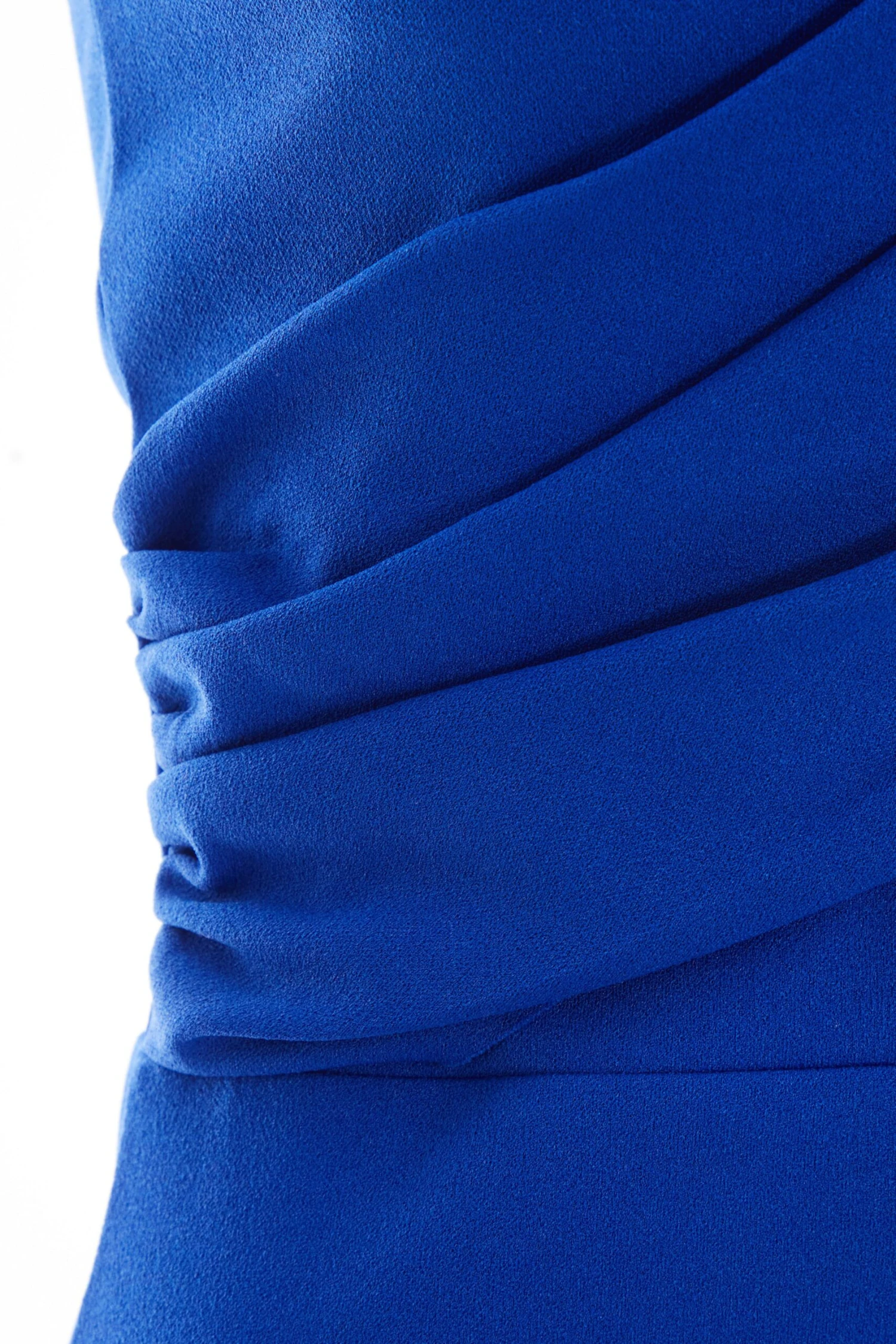 Royal Blue One Shoulder Bodycon Midi Dress 6 Royal Blue One Shoulder Bodycon Midi Dress - Image 6