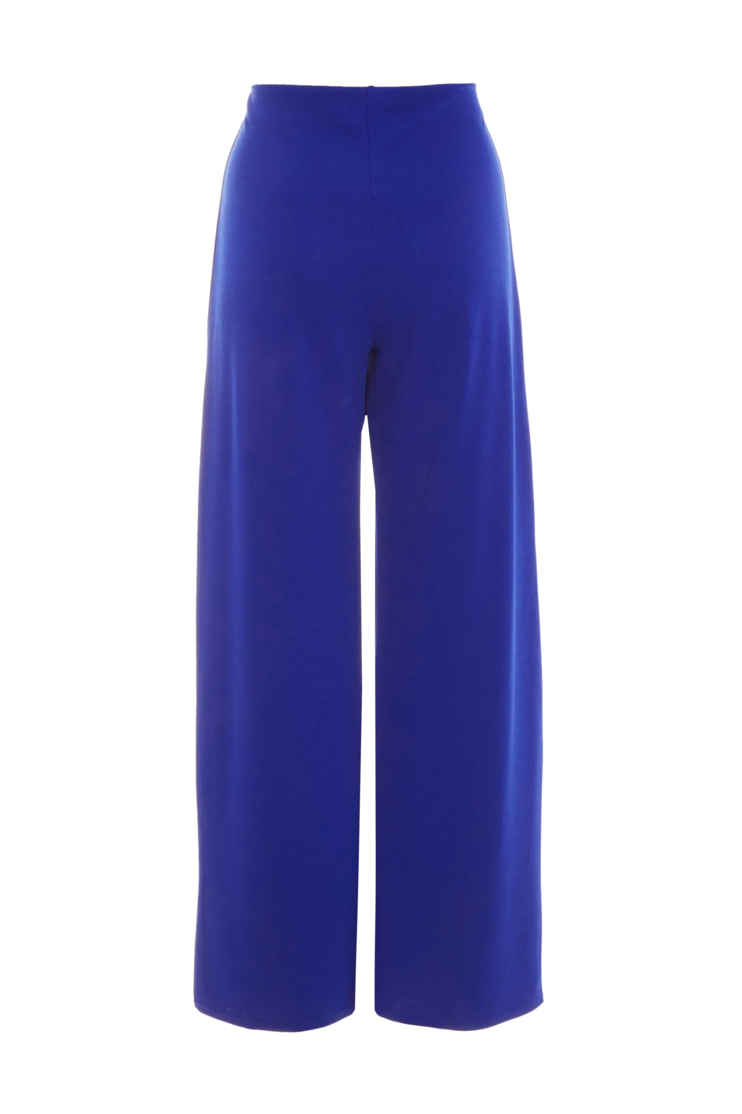 Petite Royal Blue Button Palazzo Trousers 5 Petite Royal Blue Button Palazzo Trousers - Image 5