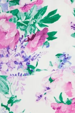 Petite White Floral Split Maxi Dress 11 Petite White Floral Split Maxi Dress -Women Clothing Sales Store 00100038395 ZS