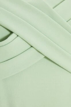 Sage Cross Front Maxi Dress -Women Clothing Sales Store 00100038434 ZS