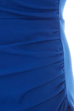 Royal Blue Diamante Wrap Maxi Dress -Women Clothing Sales Store 00100038454 ZS